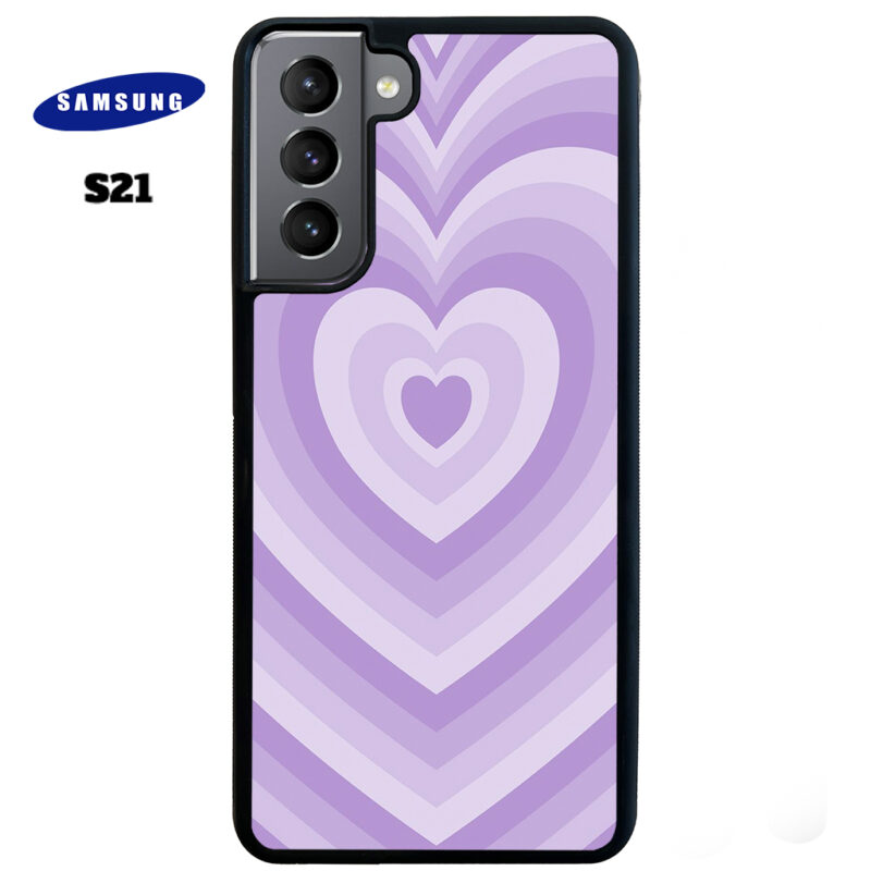 Purple Love Phone Case Samsung Galaxy S21 Phone Case Cover