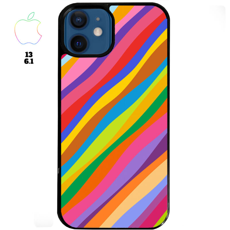 Rainbow Duck Apple iPhone Case Apple iPhone 13 6.1 Phone Case Phone Case Cover