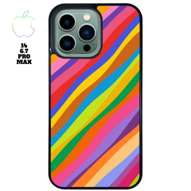 Rainbow Duck Apple iPhone Case Apple iPhone 14 6.7 Pro Max Phone Case Phone Case Cover