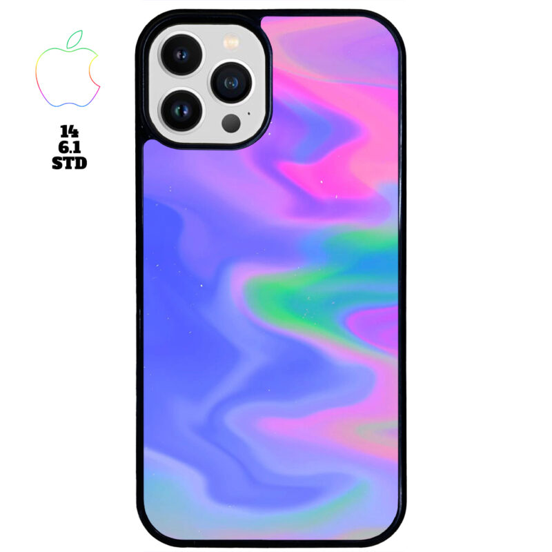 Rainbow Oil Spill Apple iPhone Case Apple iPhone 14 6.1 STD Phone Case Phone Case Cover