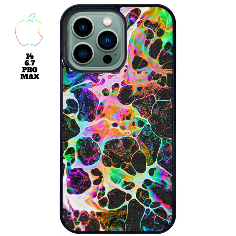 Rainbow Web Apple iPhone Case Apple iPhone 14 6.7 Pro Max Phone Case Phone Case Cover