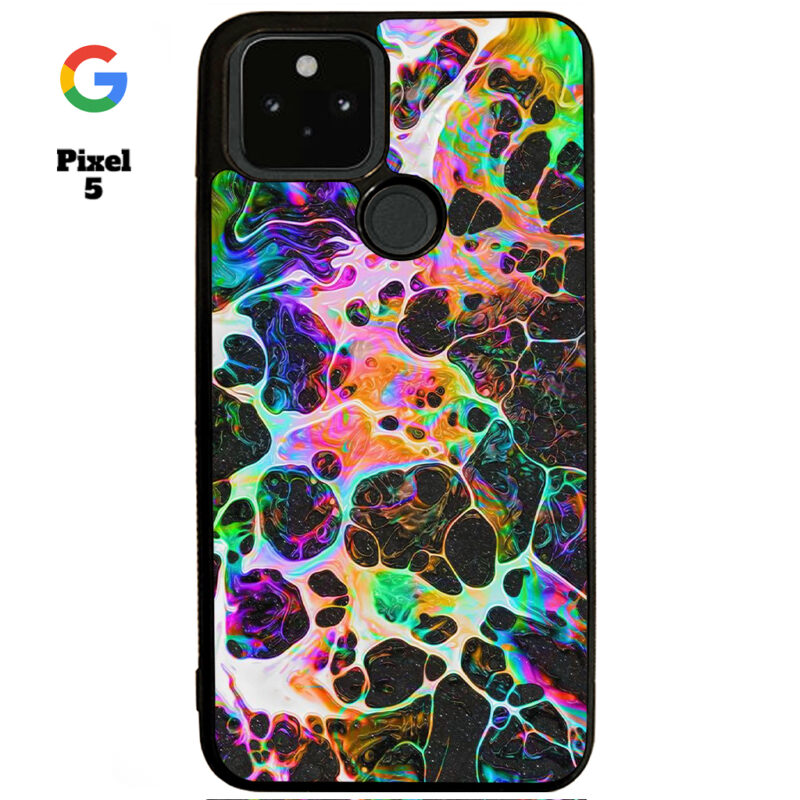 Rainbow Web Phone Case Google Pixel 5 Phone Case Cover