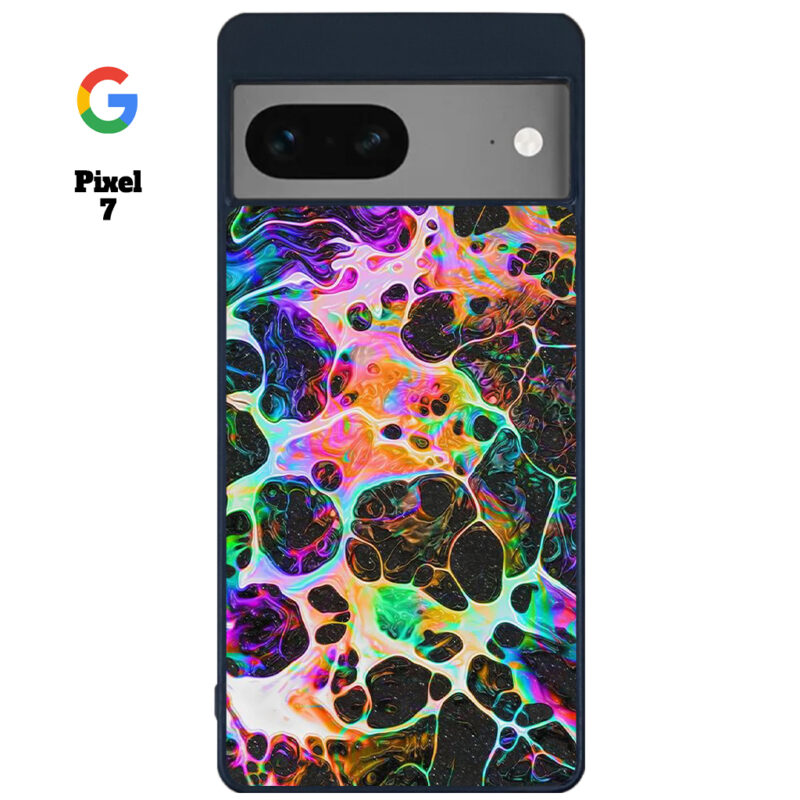 Rainbow Web Phone Case Google Pixel 7 Phone Case Cover