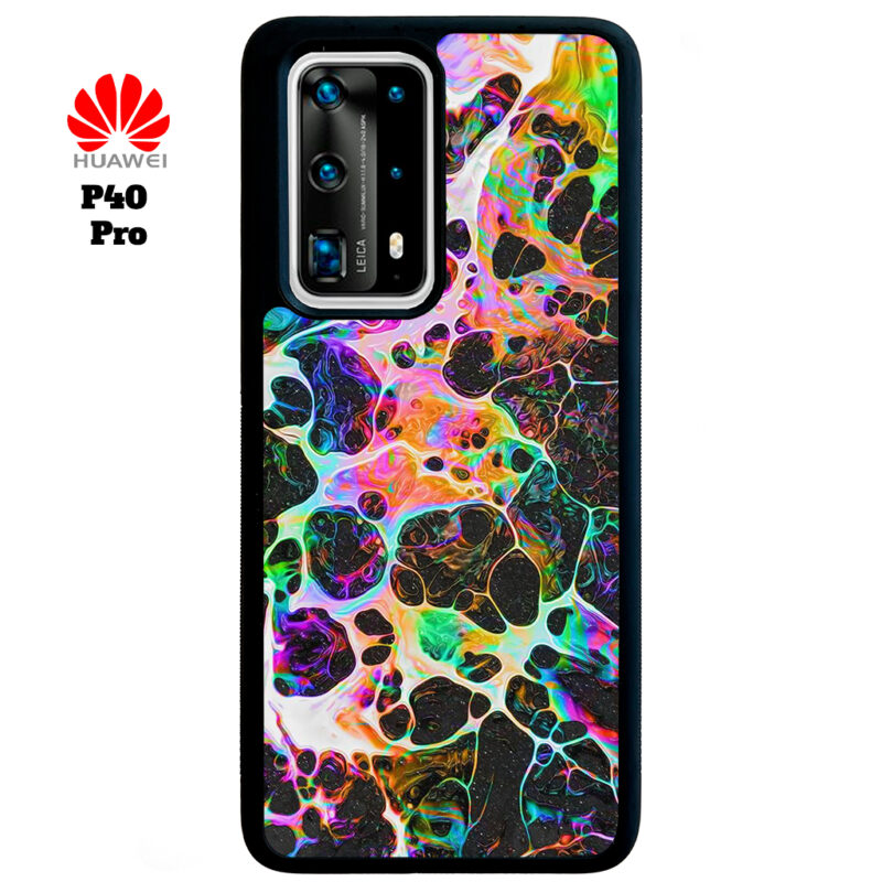 Rainbow Web Phone Case Huawei P40 Pro Phone Case Cover