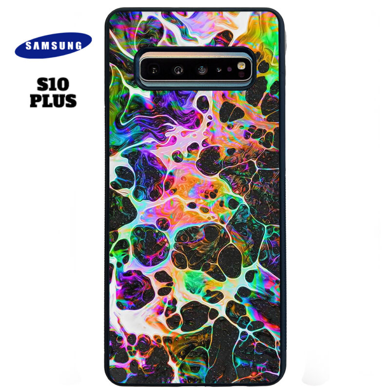 Rainbow Web Phone Case Samsung Galaxy S10 Plus Phone Case Cover