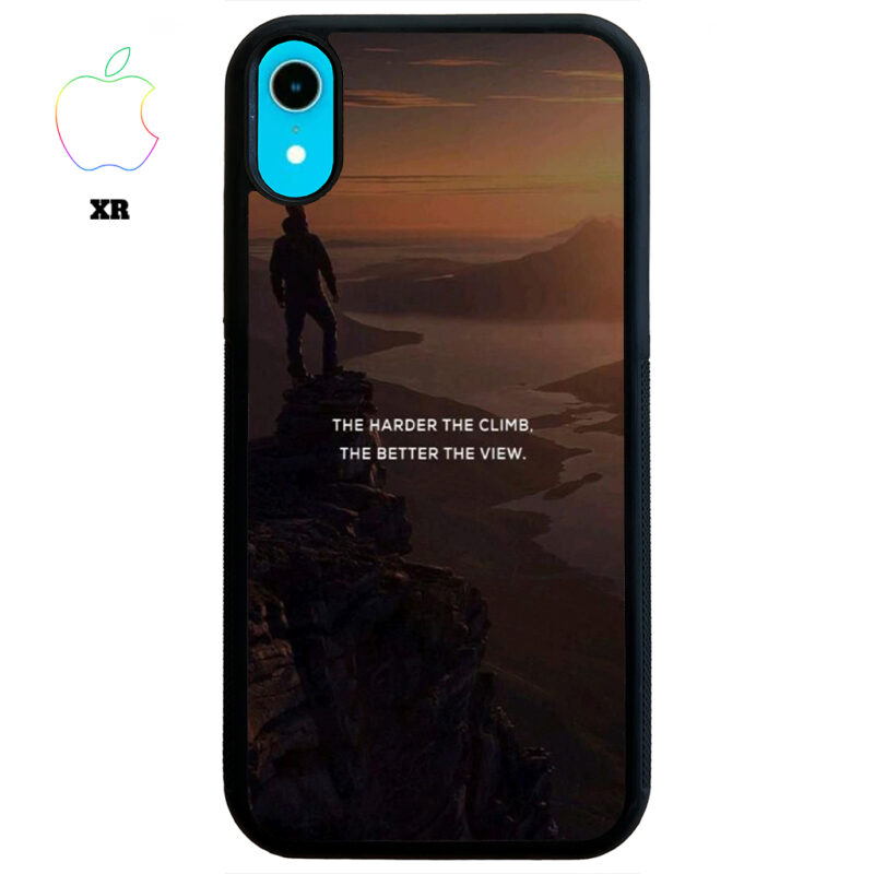 The Harder The Climb the Better The View Phone Case Apple iPhone XR Phone Case Cover